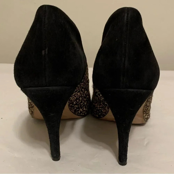 MADEWELL Two-Tone Leopard Speckle Print Stiletto Heels - Picture 8 of 9